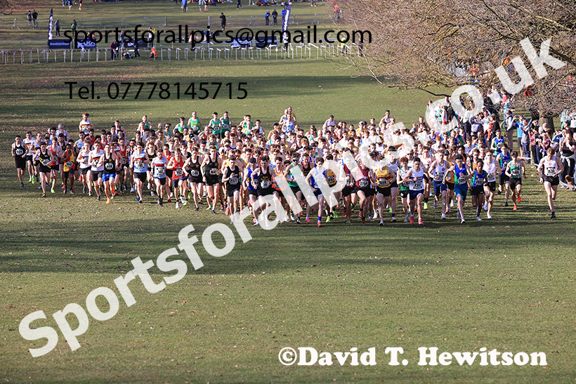 Senior mens 2025 UK CAU Inter Counties Cross Country Champs., Wollaton Park, Nottingham. Photo: David T. Hewitson/Sports for All Pics